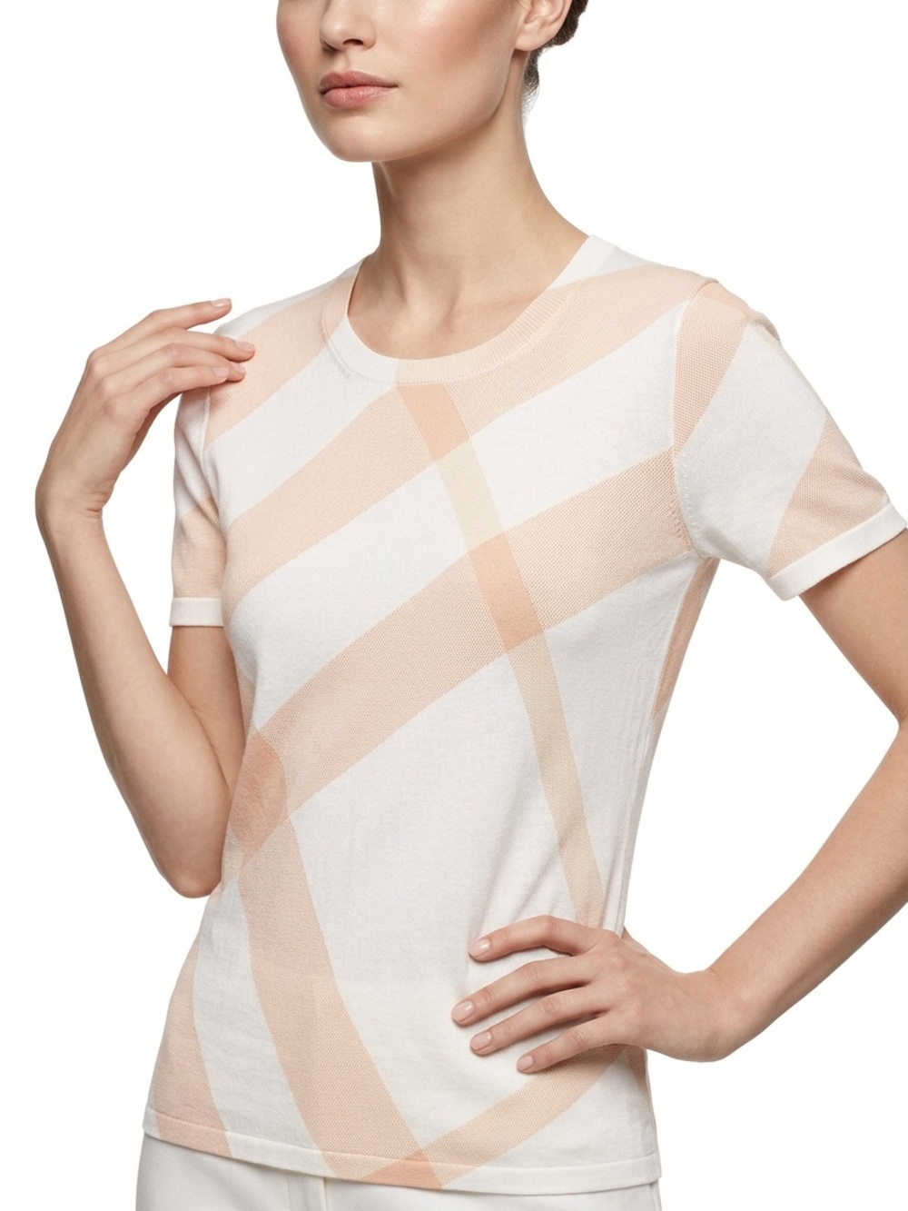 BURBERRY BRIT CHECKERED TOP